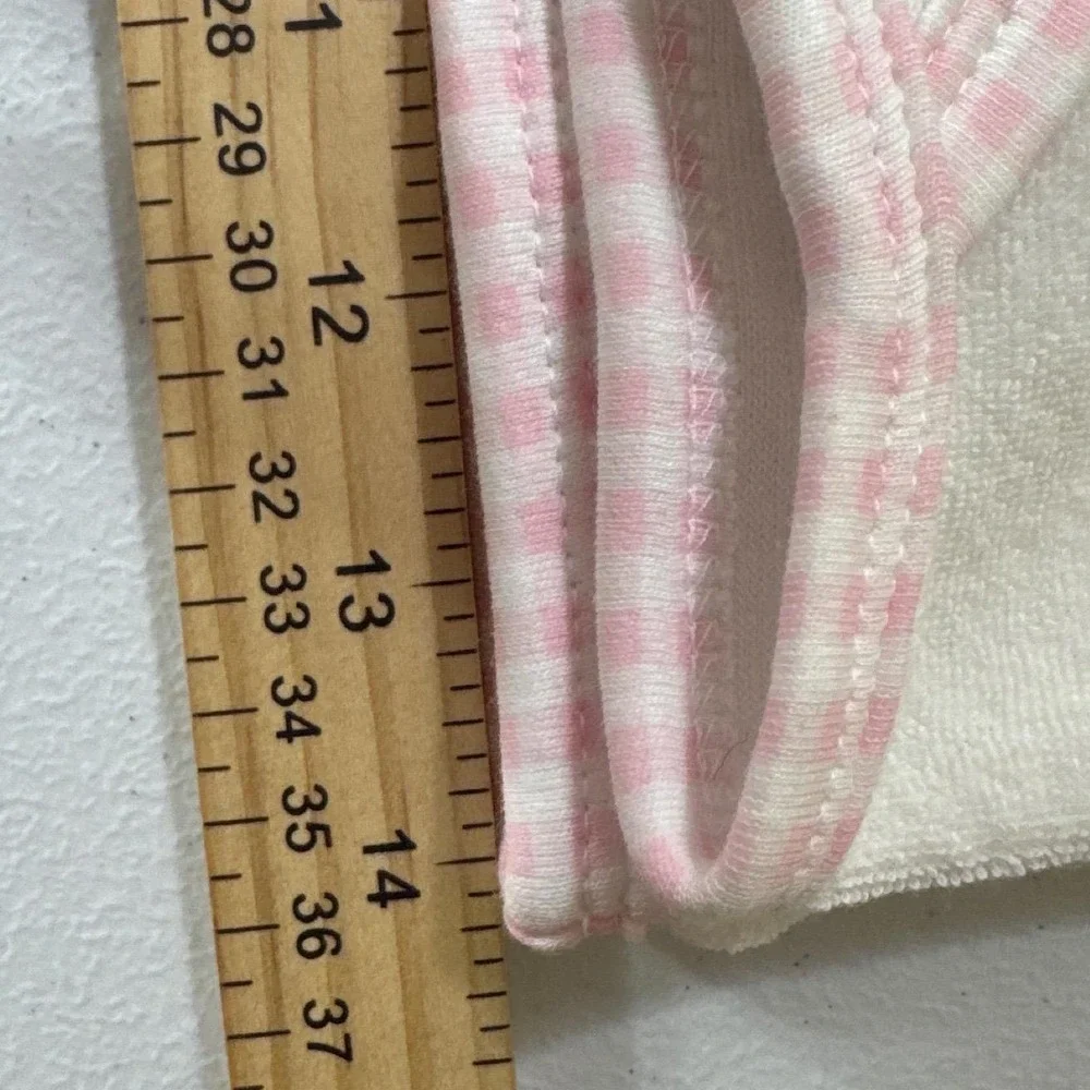VTG Disney Classic Winnie the Pooh‎ Terry Hooded BabyTowel Washcloth Set Gingham